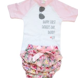 Father's Day Baby Onesie - Liv (3-6M)